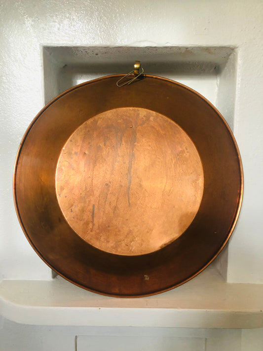 Large Copper Decorative Bowl