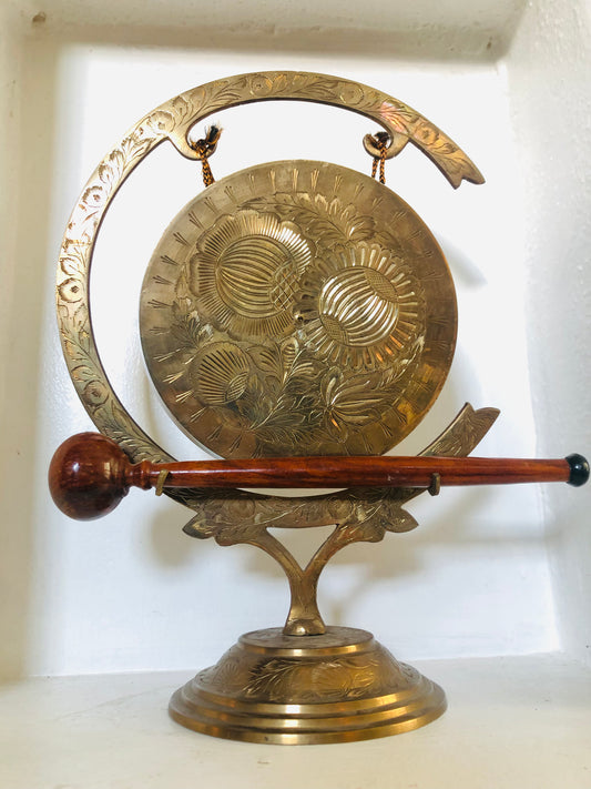 Etched Brass Gong