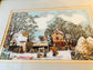 Winter scene cross stitch artwork