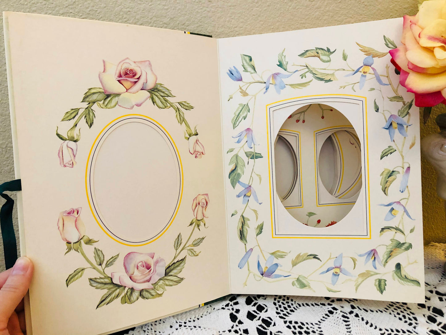 Floral Family Photo Album Book