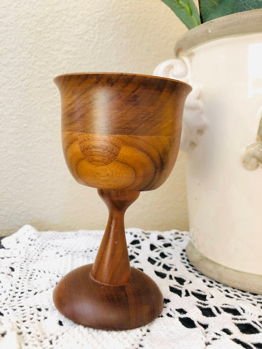 Wood Goblet