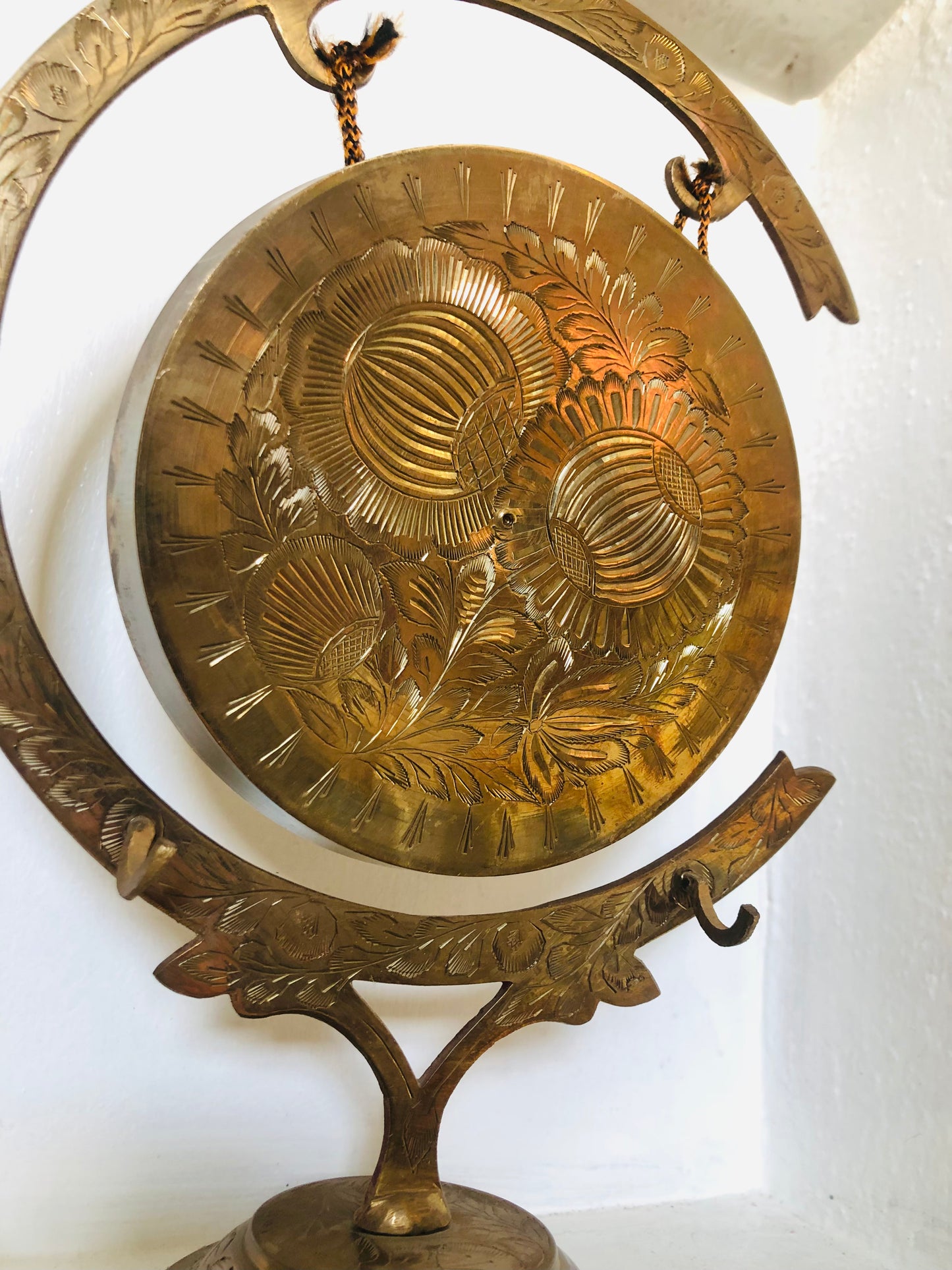 Etched Brass Gong