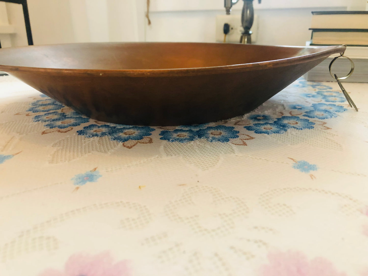 Large Copper Decorative Bowl