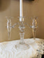 Cambridge Glass Candelabra - Candle Holder and Flower Vases