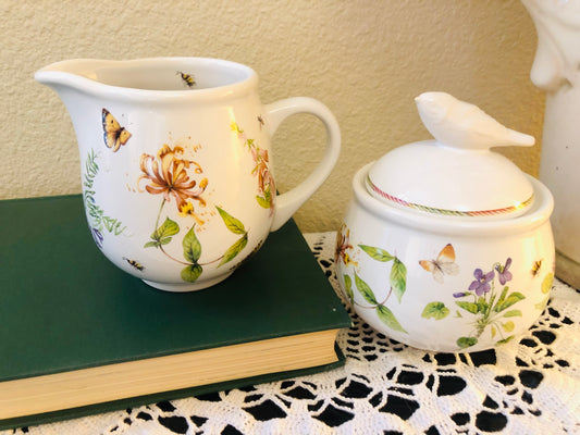 Wildflower Meadow Cream and Sugar Set