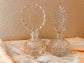 Vintage Glass Perfume Bottles - set of 2