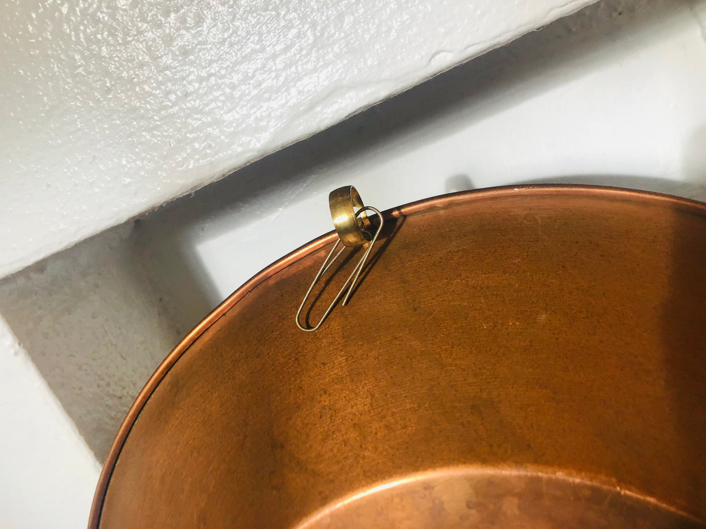 Large Copper Decorative Bowl